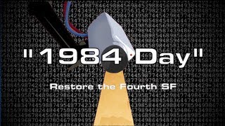 Rally for Privacy Awareness "1984" on 8/4 Restore the Fourth SF - Part 1