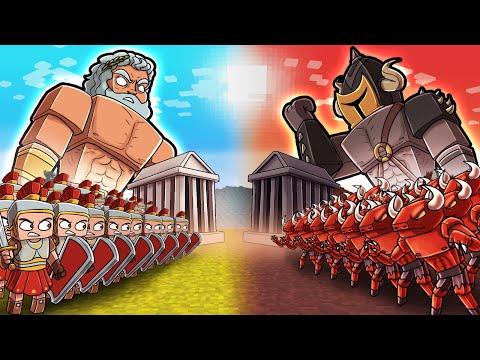 TheAtlanticCraft - Ancient Greek GOD MAP WARS! (Minecraft)