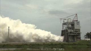 Hi-Def NASA Vid SLS Rocket Engine RS 25-Maximum Thrust
