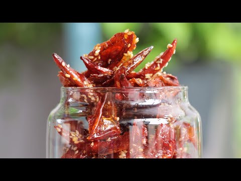 Crispy Chili Snack | Fried Chili Chips | Chili Snacks