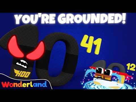 Wonderland: EVIL BIG NUMBER Bullies Babies | YOU'RE GROUNDED | BIG NUMBERS