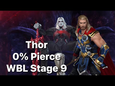 Thor 0% Pierce WBL Knull Stage 9 Showcase-Marvel Future Fight