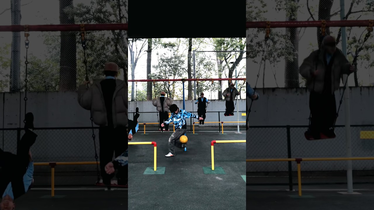 ⚽️Freestyle Football × Street Dance🕺 | Kazane & YUTA | #kazane #勇太 #yuta #collab #fyp