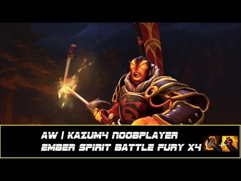 Dota2 AW | Kazum4 ๓๖๒  Ember Spirit - Battle Fury x4