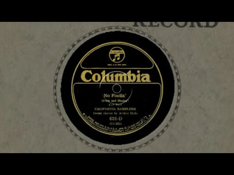 1926 The California Ramblers, No Foolin’ 