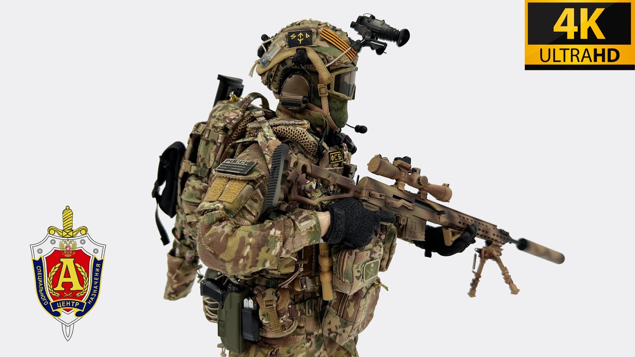 🇷🇺 Damtoys - Russian Spetsnaz FSB Alpha Group Sniper - 1:6 Scale Figure Unboxing & Review