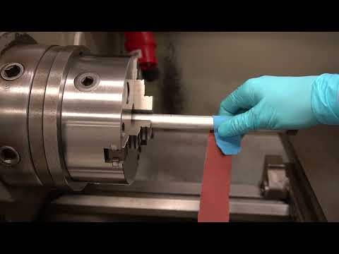 Sikkerhed ved drejebænk.Pas på med at bruge handsker når der slibes eller poleres med smergellærred