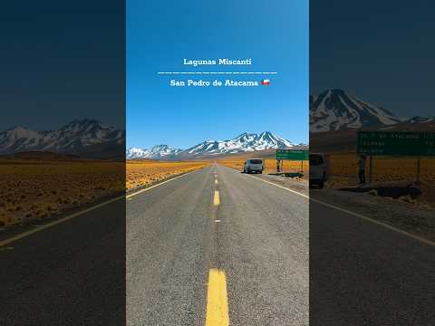 📍 Lagunas Miscanti, San Pedro de Atacama 🇨🇱 #travel #travelling #chile #travelchile #nature