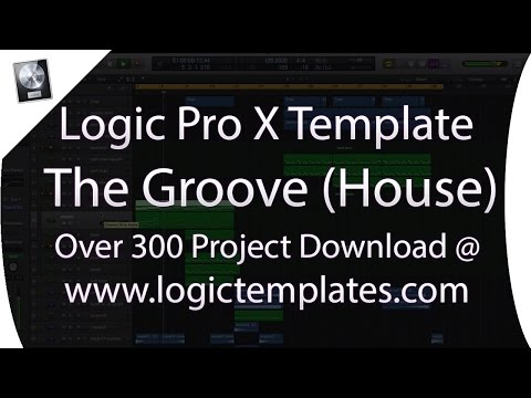 Logic Pro X Tech House Project Template -  The Groove House by Egas www.logictemplates.com