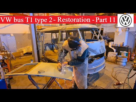 VW bus T1 type 2 - Part 11 - Restoration - door repair
