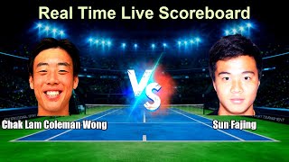 Download lagu Chak Lam Coleman Wong vs Sun Fajing Live Score - ATP Challenger Jiujiang, China Men Singles mp3