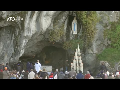Chapelet du 1er janvier 2026 à Lourdes