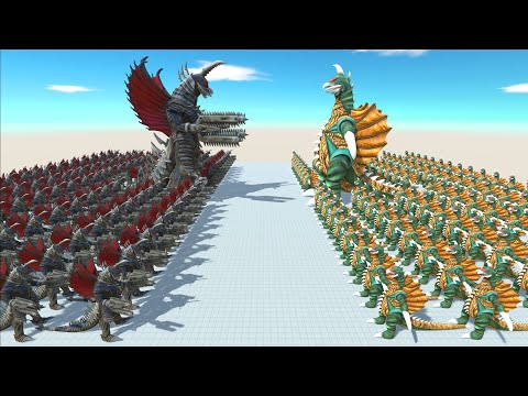 Gigan Final War VS Gian Death Run - Animal Revolt Battle Simulator