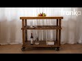 Making A Bar Cart With Steel Wheels