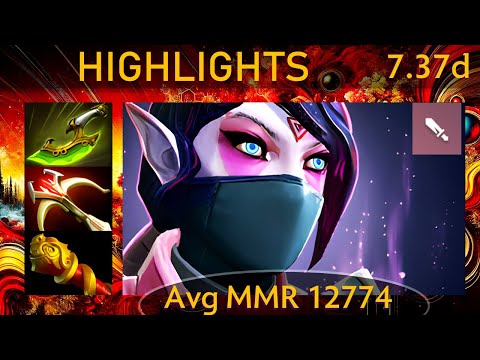 💰 7.37d Templar Assassin |K+A-D - 19 KP - 60%| 900+ GPM! Carry Highlights - Dota 2 Top MMR