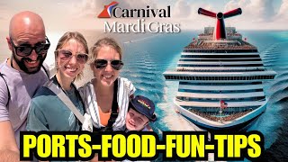 Carnival Mardi Gras MEGA Cruise🛳️ 6 Days of Fun, Food & Family Adventures!