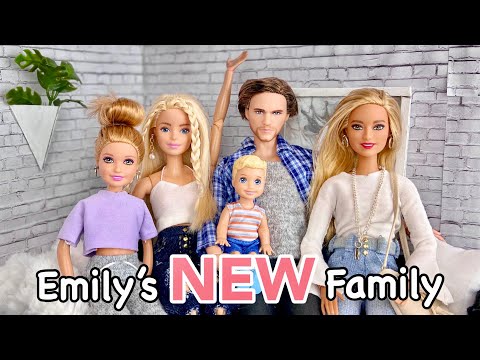 Emily’s NEW Family!! Barbie Doll Transformations| Emily & Friends| Barbie Doll Videos