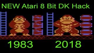 NEW Donkey Kong "Arcade Version" (2018, Playsoft) Atari 400/800/XE/XL 5200