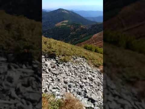 Kis- Beszterce Sarka (1950m) -ról menet a Sztracsór -tetőre (1963m).Kelemen-havasok. 28.09.2024