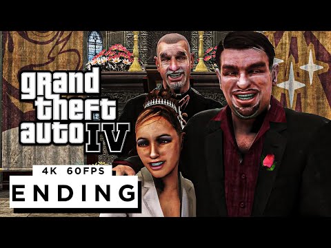GRAND THEFT AUTO 4 ENDING Walkthrough Gameplay Part 17 - (PC 4K 60FPS) RTX 3090 MAX SETTINGS