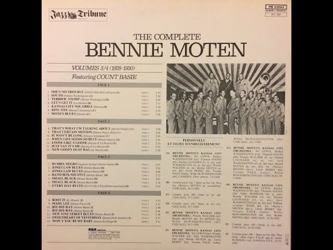 The Complete Bennie Moten part1(1928-1930) Featuring Count Basie recorded from vinyl