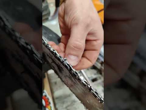 Moottorisahan laipan ja ketjun huoltoa