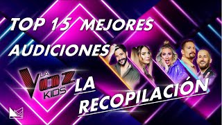 TOP 15 I Mejores Audiciones A Ciegas La Voz Kids Mexico 2021