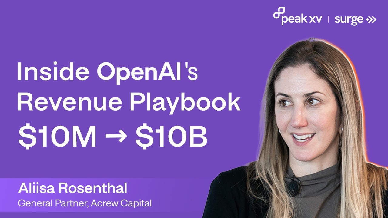 How OpenAI went from $10M to $10B ARR | Aliisa Rosenthal (Former Head of Sales)