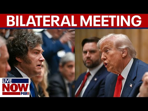 Video | President Trump participates in bilateral lunch with Argentina's president | LiveNOW from FOX