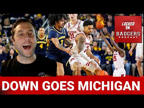 SHOCKING! Wisconsin Badgers TAKE CARE of the Michigan WOLVERINES on the ROAD!