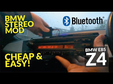 BMW BUSINESS CD BLUETOOTH STEREO MOD - EASY! Z4