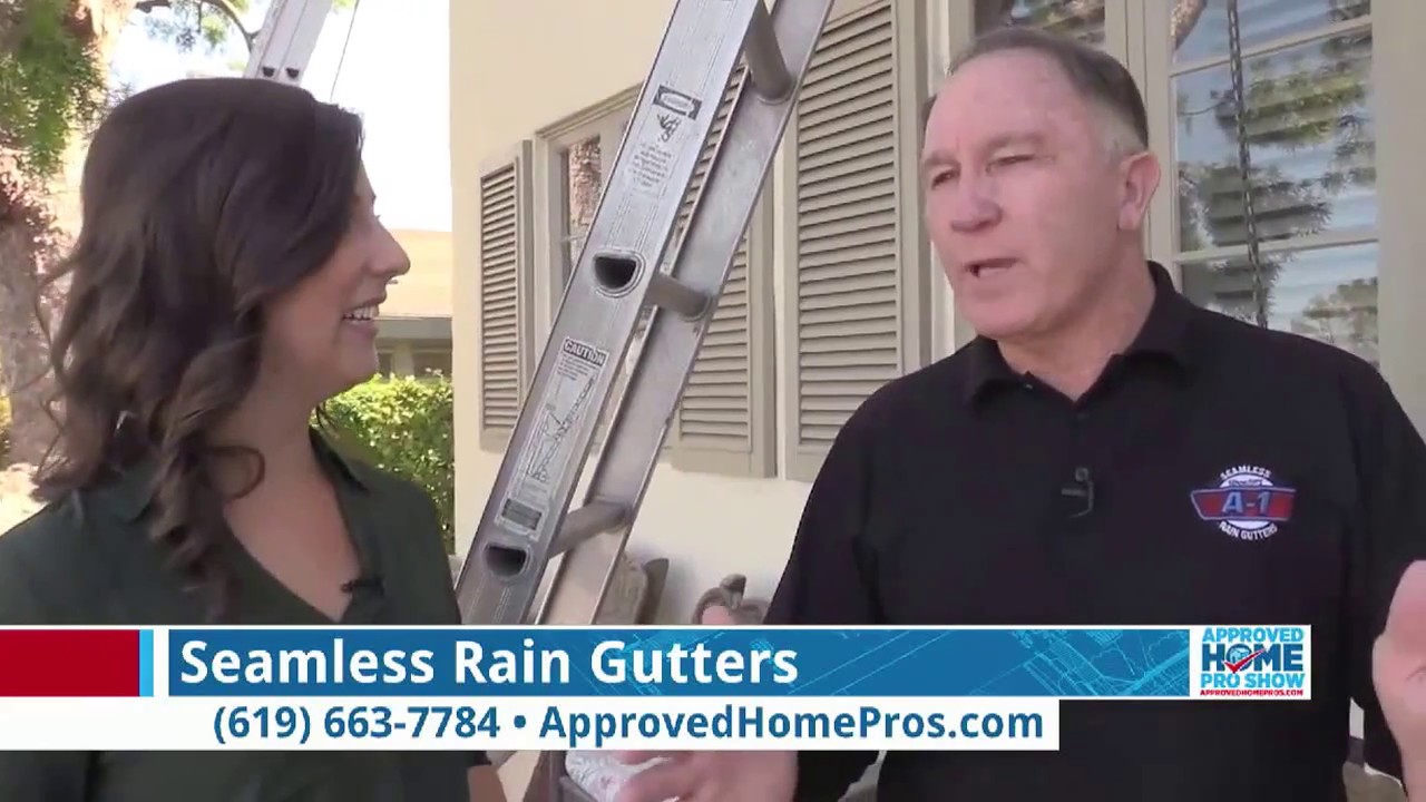 How Seamless Rain Gutters are Made - A-1 Rain Gutters on The Approved Home Pro Show