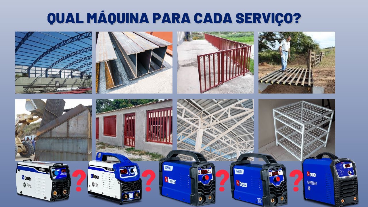 Guia completo para escolher a máquina de solda certa para cada serviço