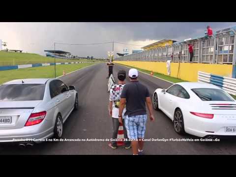 Porsche 911 Carrera S no Km de Arrancada no Autódromo de Goiânia 28.02.16 = Canal DarlanGyn #Turbão