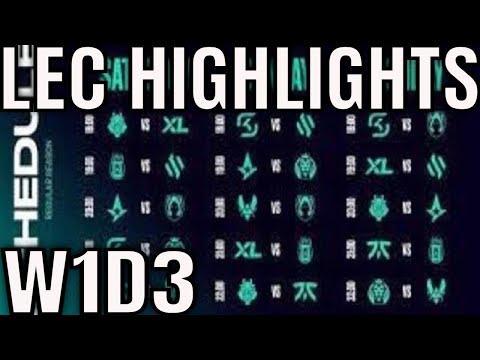 LEC Winter 2023 W1D3 Highlights ALL GAMES - TH vs SK, BDS vs XL, G2 vs AST, KOI vs FNC, MAD vs VIT