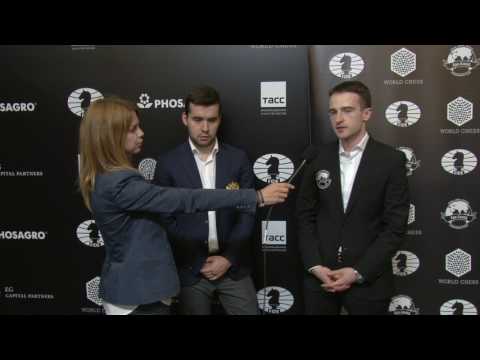 Day 7 Interview with GM Ian Nepomniachtchi and GM Ernesto Inarkiev
