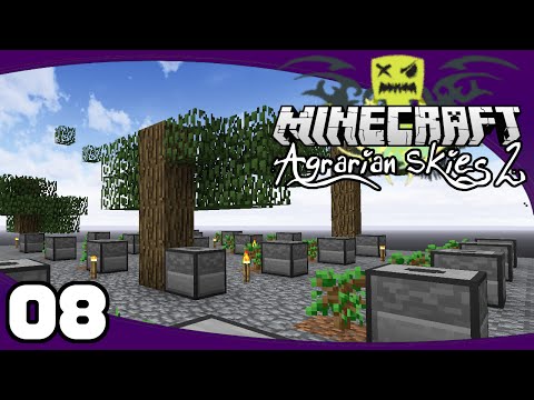 Welsknight Gaming - Agrarian Skies 2 - Ep. 8: Tree Farm | AS2 Minecraft Modpack Let's Play