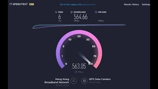 BroadBand Speed Test - SMARTONE HOME FIBER 500 | [HD]