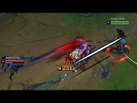 When your fed bot tries to kill the 0/4 Yasuo