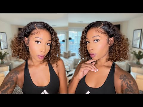 I Found The Perfect Curly Bob Wig| Hairline & Lace On Point| Ft. BESTLACE WIGS