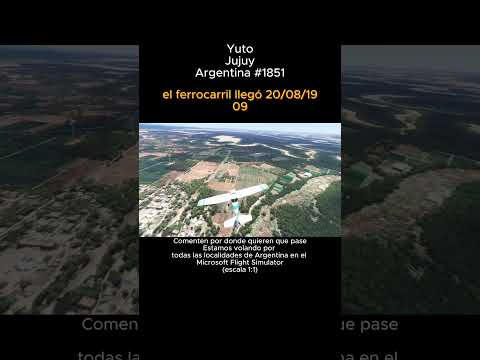 Yuto, Jujuy desde el Microsoft Flight Simulator #yuto #jujuy #argentina #msfs2024