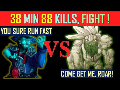 Storm Spirit vs Tiny- 38 Min 88 Kills, Fight! (Dota 7 27c)