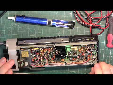 Realistic TRC1001 CB27/81 UK FM CB radio handheld - repair & alignment