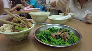 【台湾Vlog】ローカルなお店で食べる台湾料理の晩飯