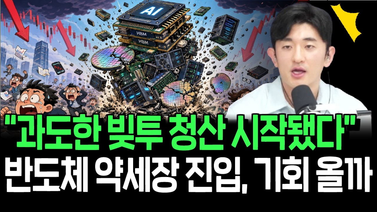 반도체 폭락으로 빚투 빠르게 청산 중? 절호의 기회 올까