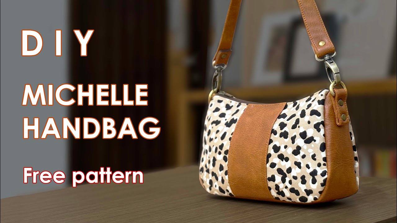 (ASMR) DIY Michelle Handbag - Free Pattern and Tutorial
