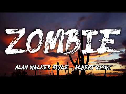 Alan Walker Style || Albert Vishi - Zombie (Lyrics) ft. Ane Flem