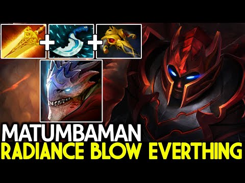 MATUMBAMAN [Dragon Knight] Hard Carry Radiance Blow Everthing 7.26 Dota 2
