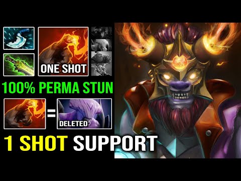 When You Get 1 Shot by a Support Lion 100% Perma Lock Stun Deleted Void From Offlane Dota 2