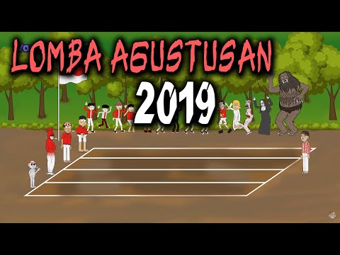 Lomba agustusan 2019 lucu manusia vs hantu animasi horor kartun lucu warganet life